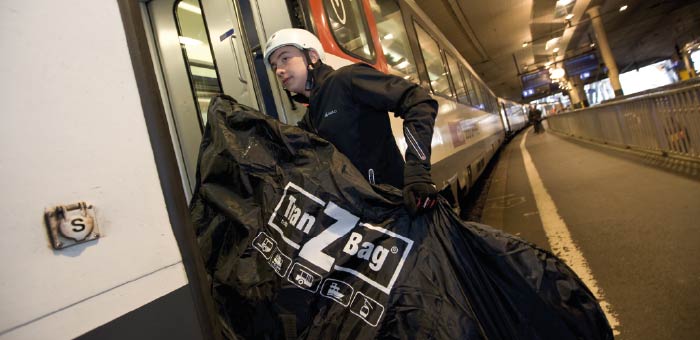 TranZbag Original im Zug